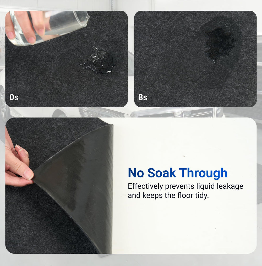 FLEXIMOUNTS fabric close-up showing absorbent texture for spills