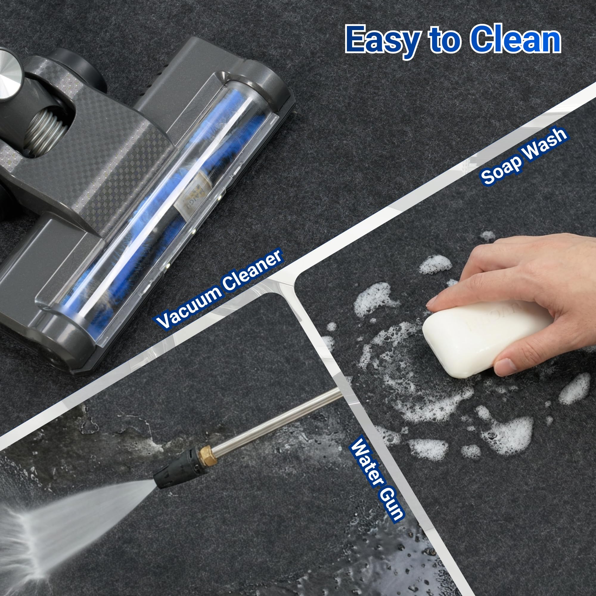 FLEXIMOUNTS mat under motorcycle absorbing oil and protecting floor