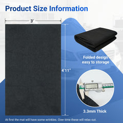 FLEXIMOUNTS non-slip backing detail providing secure placement