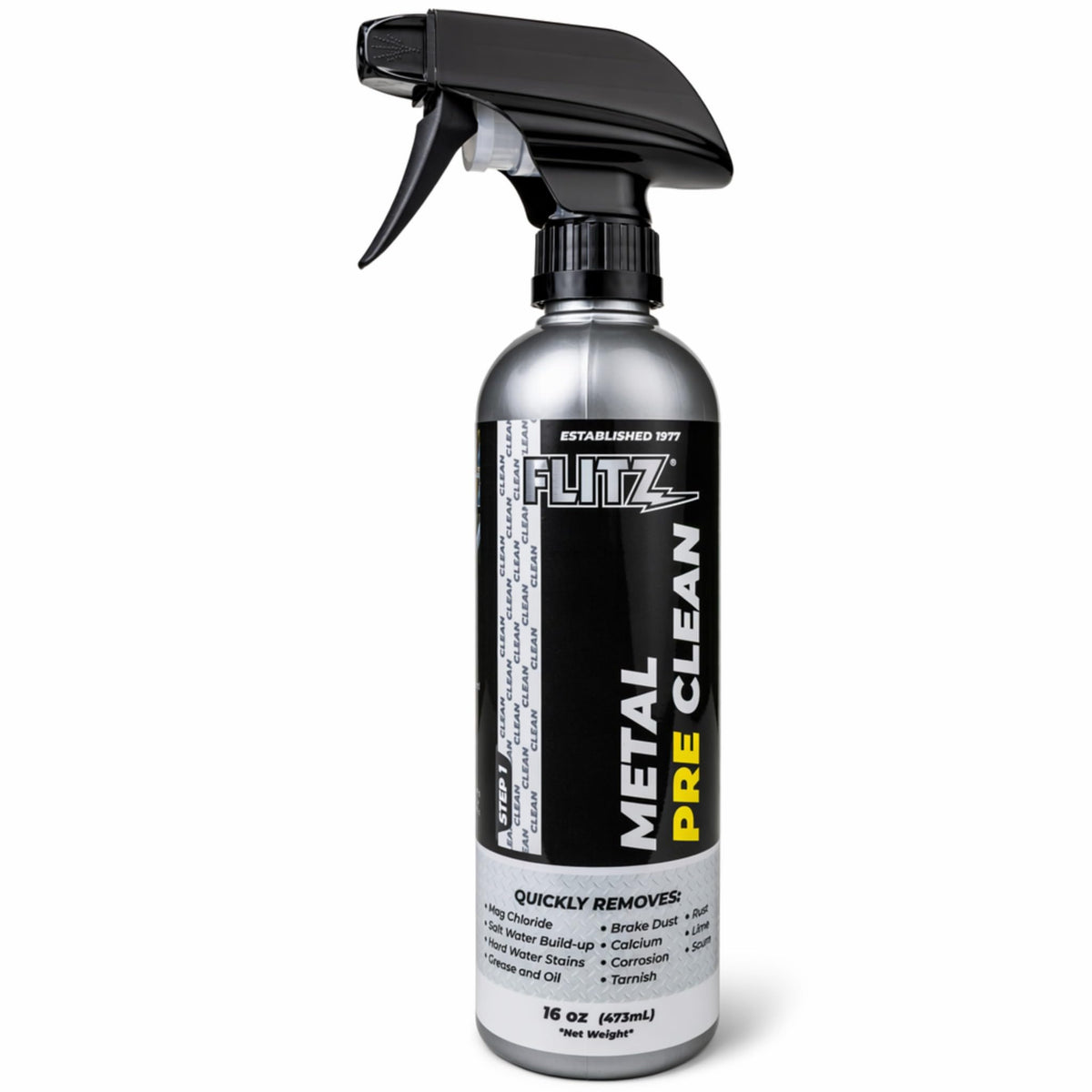 FLITZ 16oz bottle front view showing brand and easy spray use