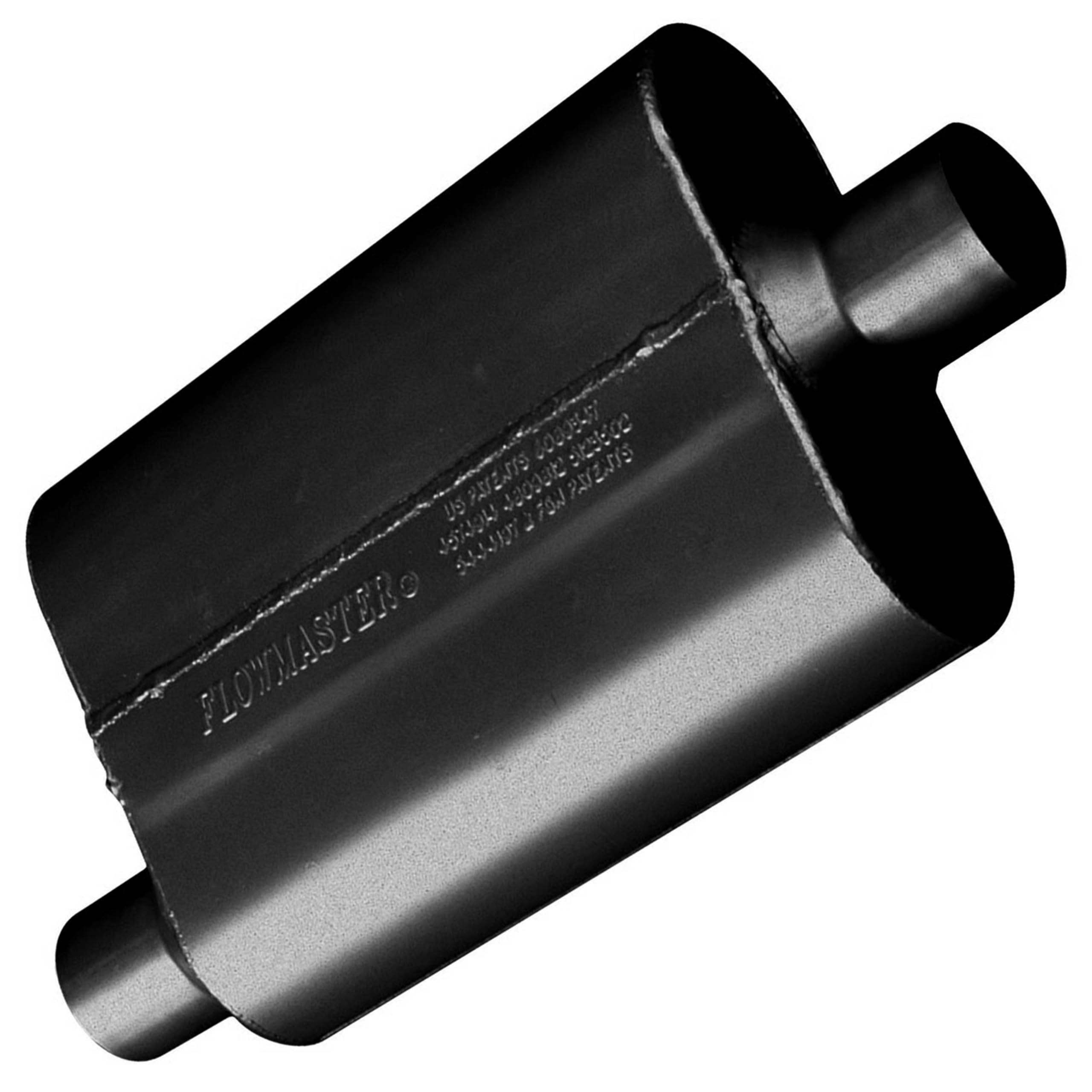 Flowmaster 40 Series front view showing robust construction and sound benefit