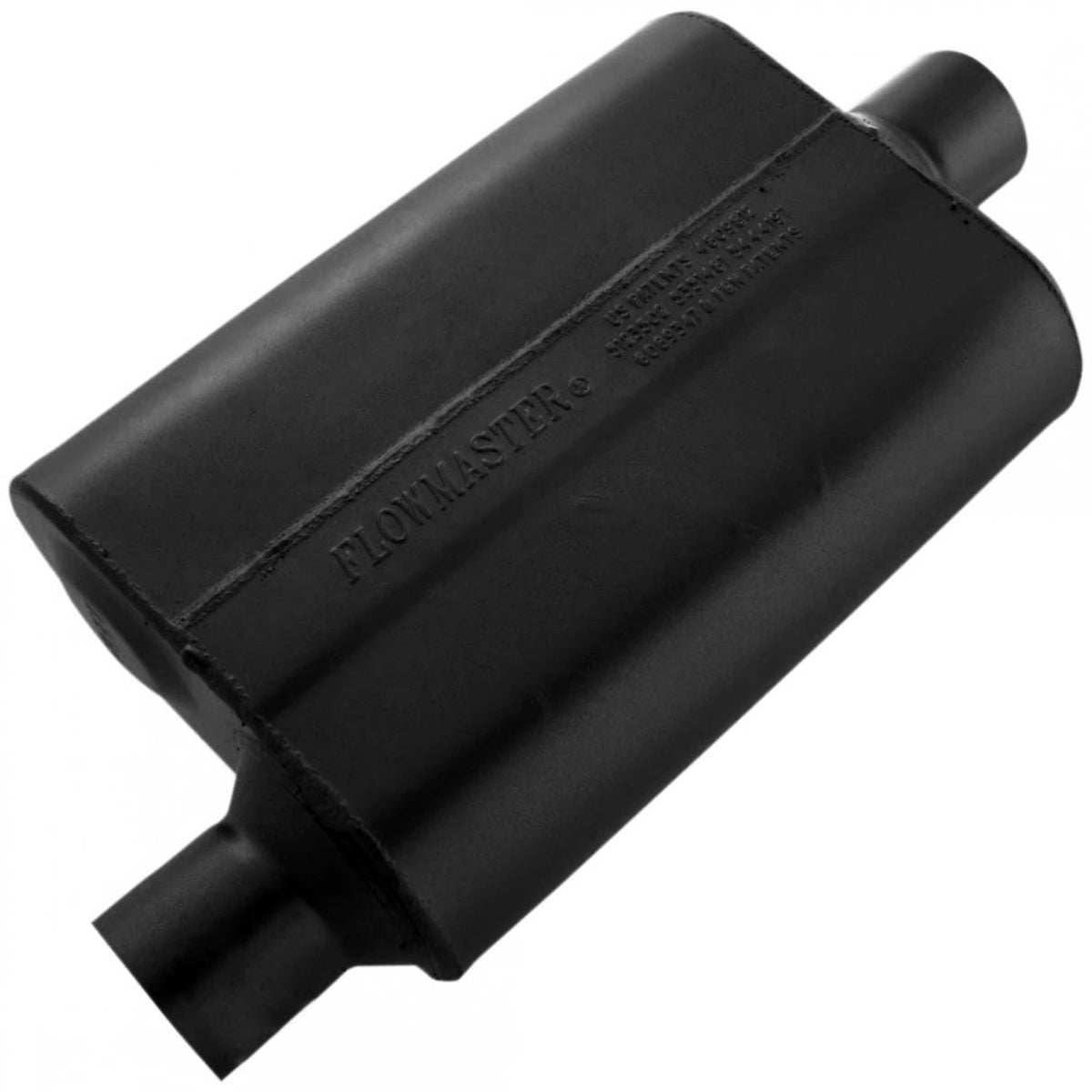 Flowmaster 40 Series front profile showing bold shape and sound presence