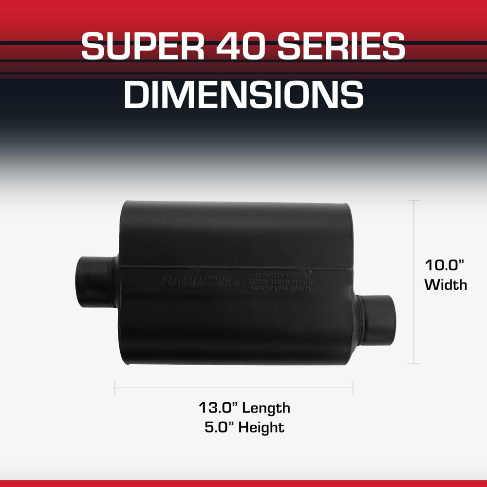 Flowmaster installation on truck exhaust demonstrating compatibility benefit
