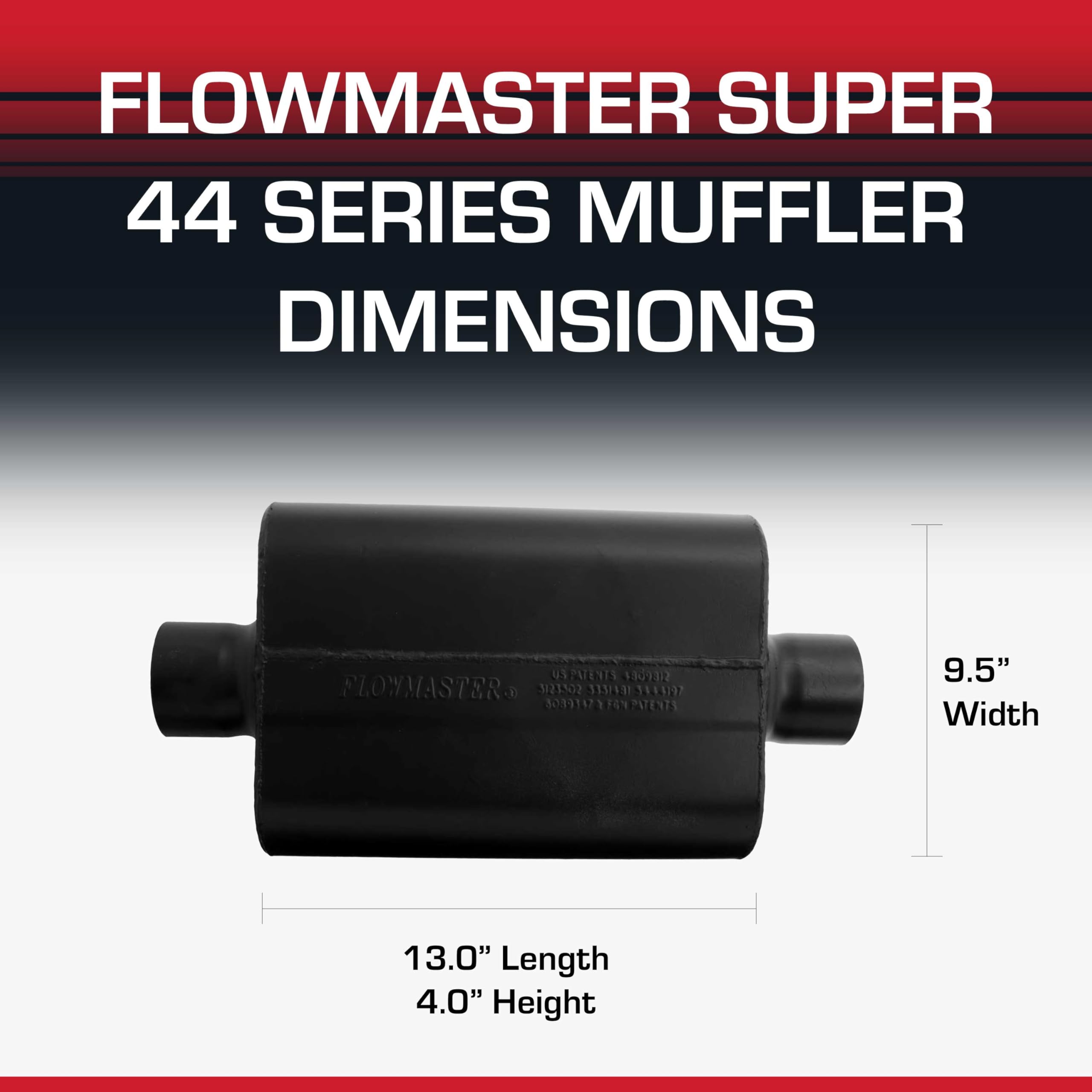 Flowmaster Super 44 aluminized steel texture close-up showing corrosion resistance benefit