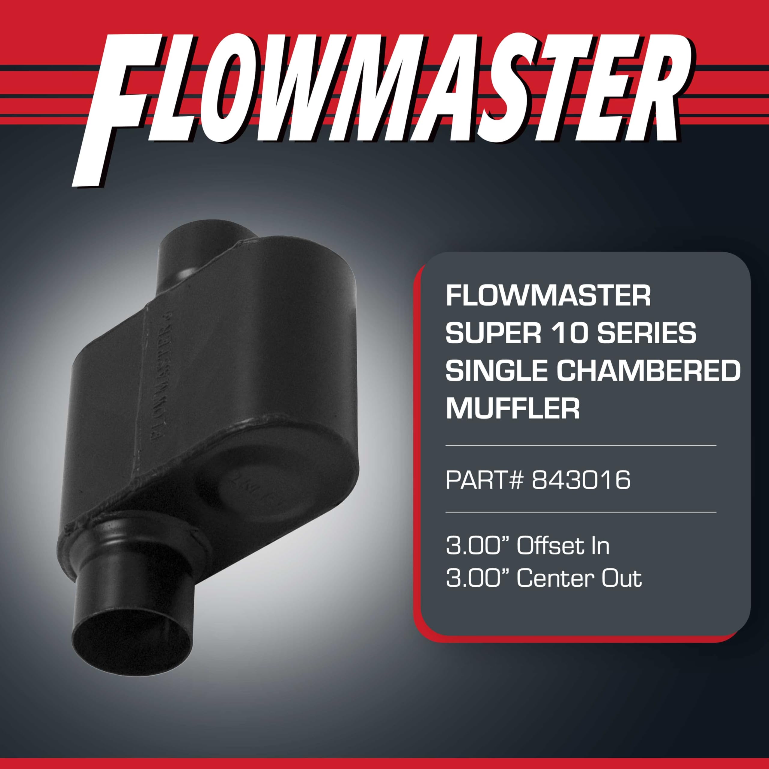 Flowmaster Super 10 weld detail close-up highlighting durable MIG welds and longevity