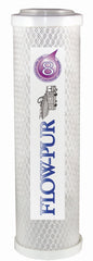 FlowPur/Watts cartridge with included spanner wrench and garden-hose fittings for easy install