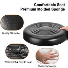 FLOLXNB close-up of thick PU cushion highlighting comfort and easy cleaning