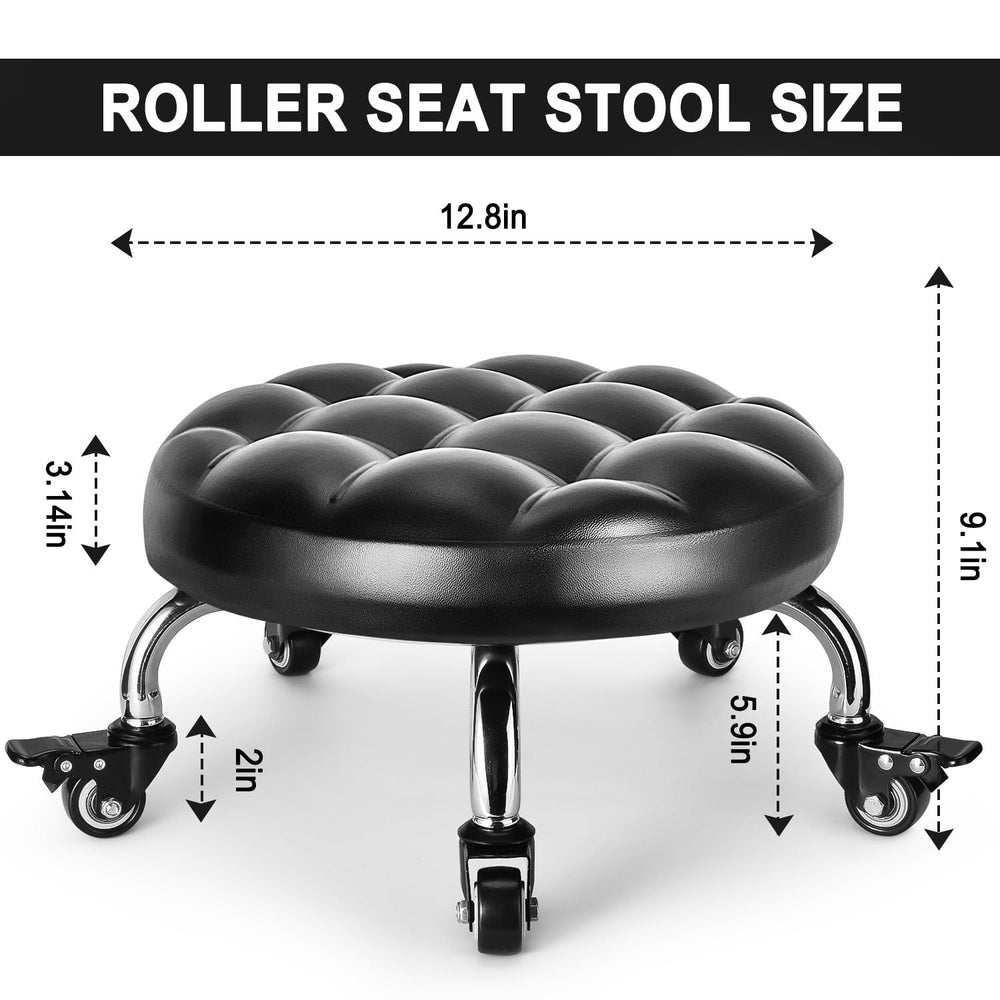 FLOLXNB caster wheel detail demonstrating silent smooth roll and floor protection