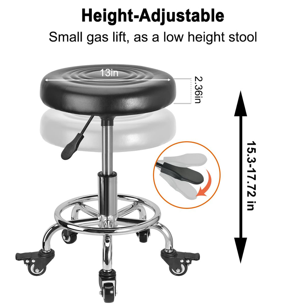 FLOLXNB caster detail with brake showing floor-safe wheels and secure locking benefit