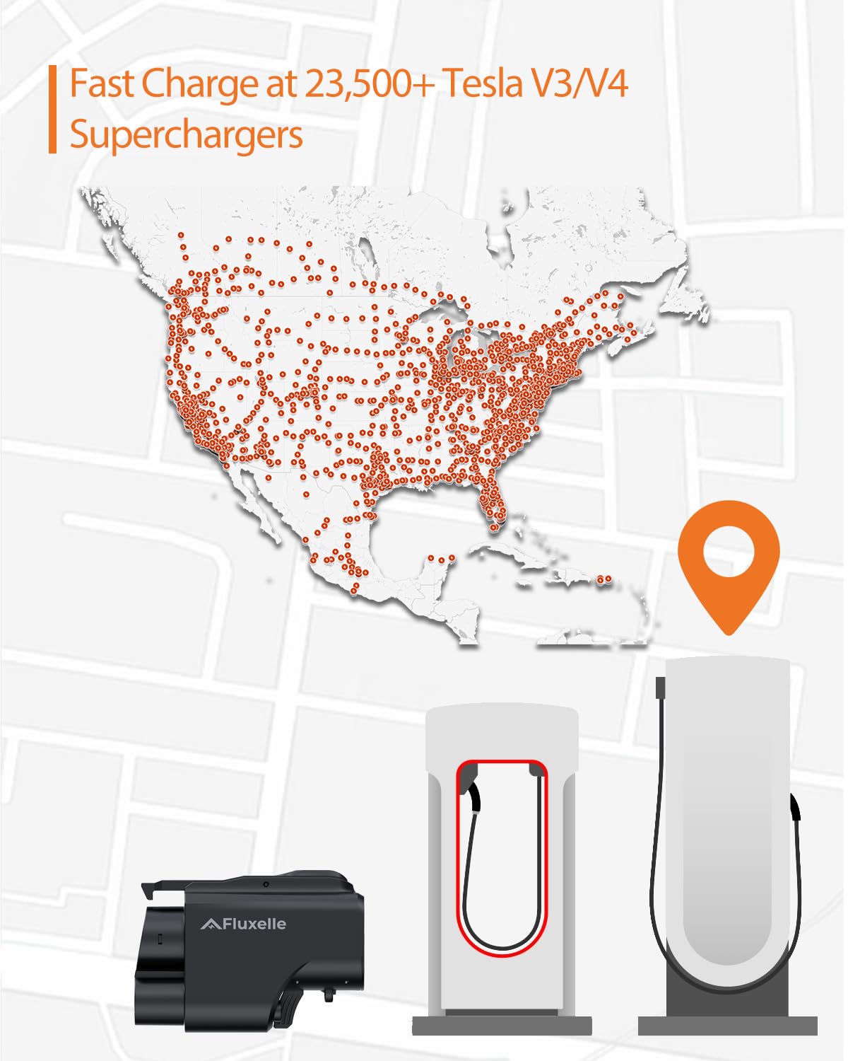 Fluxelle locking mechanism close-up showing dual locks for secure charging