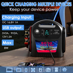 FlyAuto digital display showing voltage and connection status for clarity