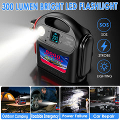 FlyAuto USB ports view demonstrating device charging for phones and tools