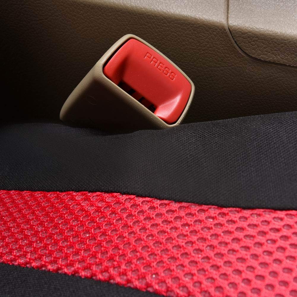 Flying Banner back panel coverage showing full protection of seat backs