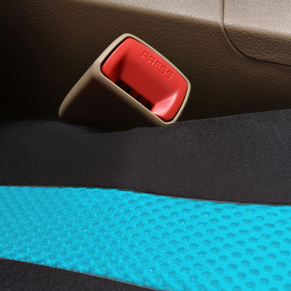 Flying Banner seat covers in a car interior improving aesthetics