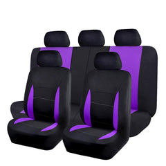 Flying Banner front seat cover front view showing clean protection