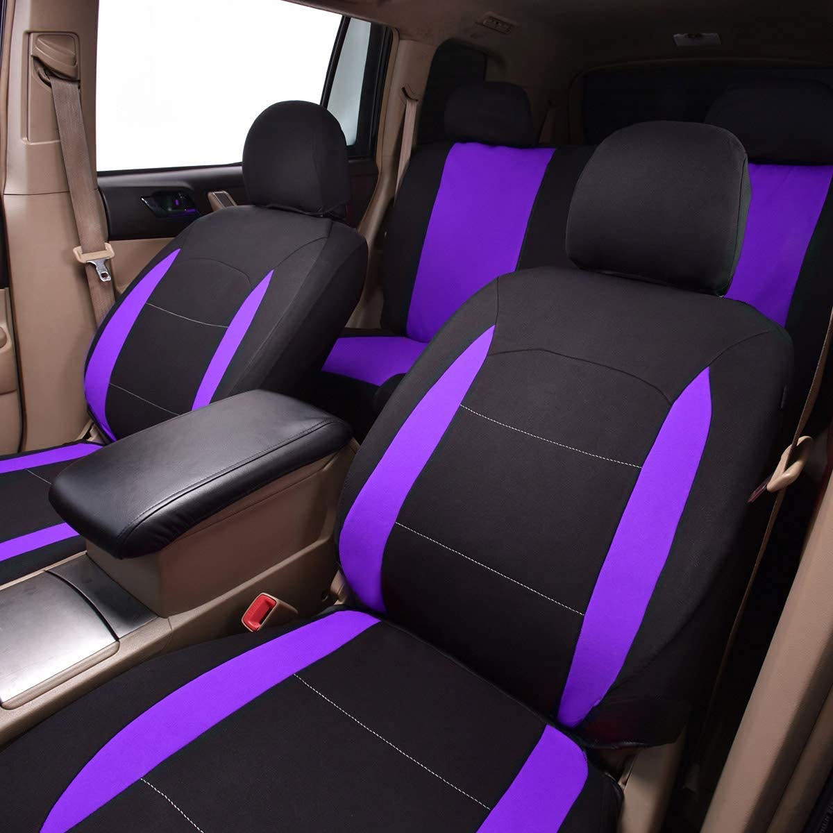 Flying Banner headrest covers set fitted neatly for tailored fit