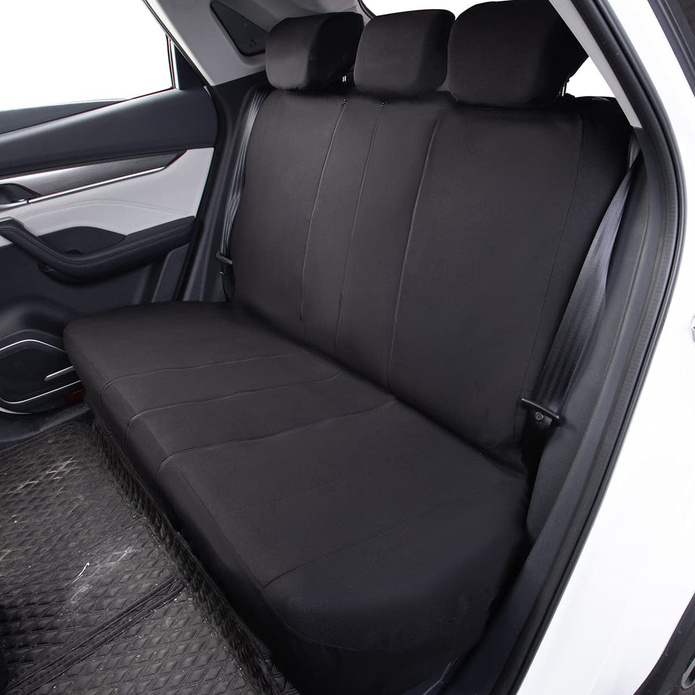 Flying Banner rear bench cover in car lifestyle scene offering protective style
