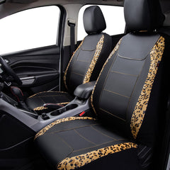 Flying Banner close-up of leopard print fabric with durable texture