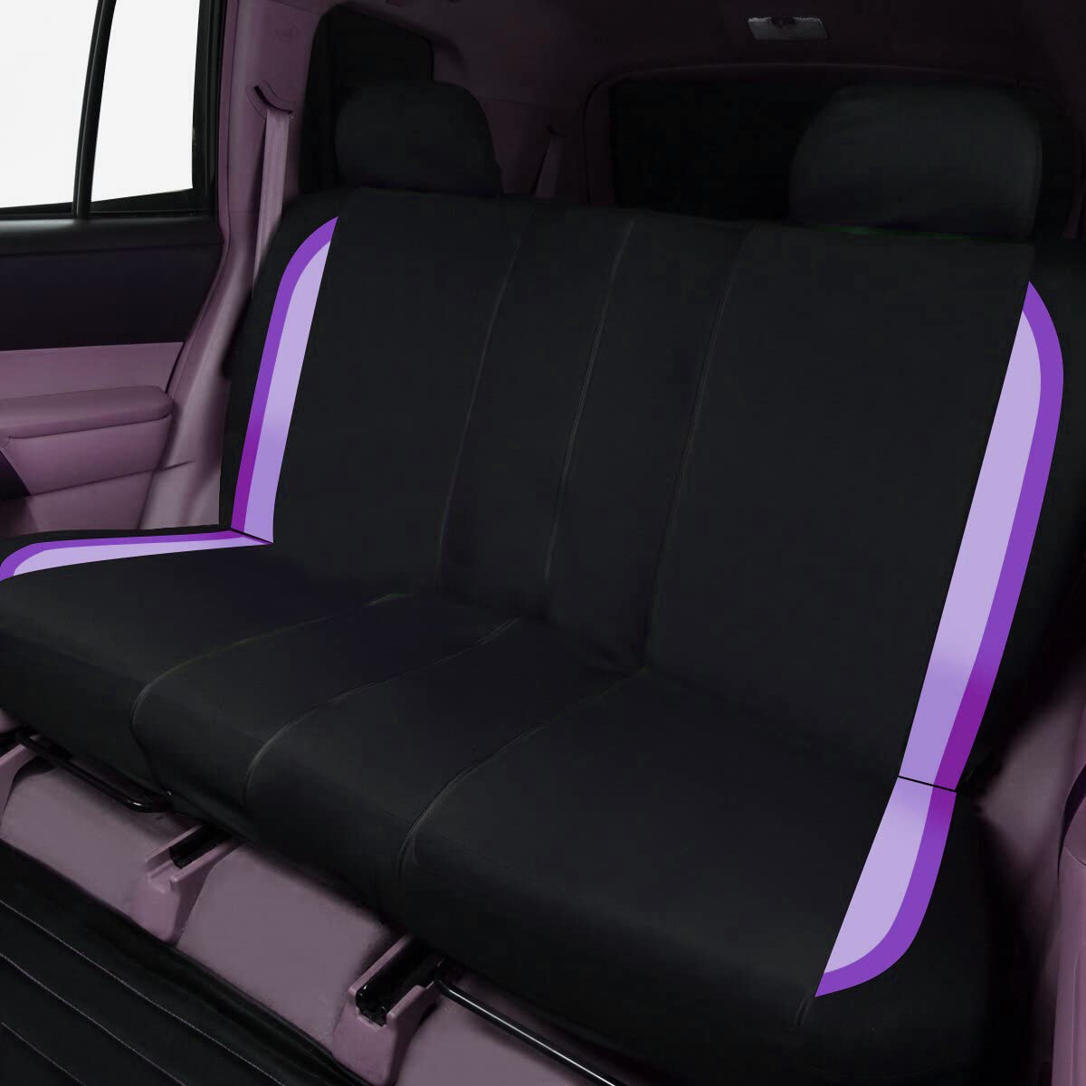 Flying Banner lifestyle view of car interior showing instant style upgrade