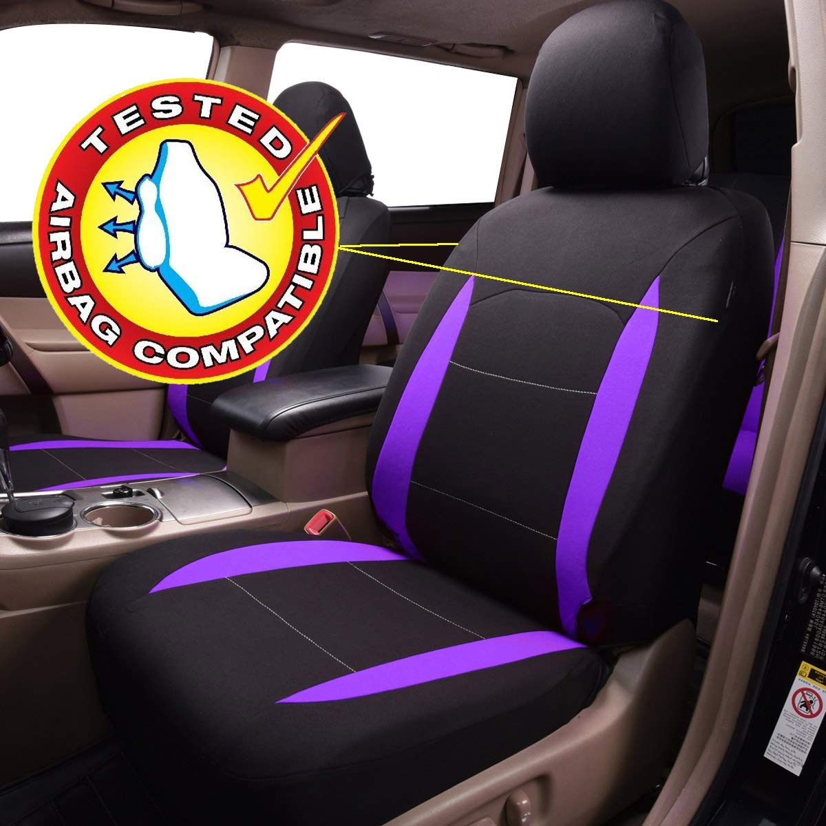 Flying Banner rear bench full view showing split-seat compatibility benefit