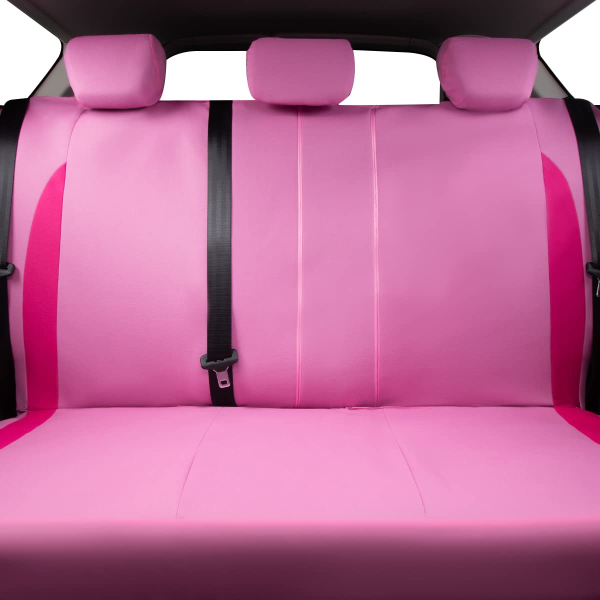 Flying Banner scale comparison with a ruler showing seat cover sizing