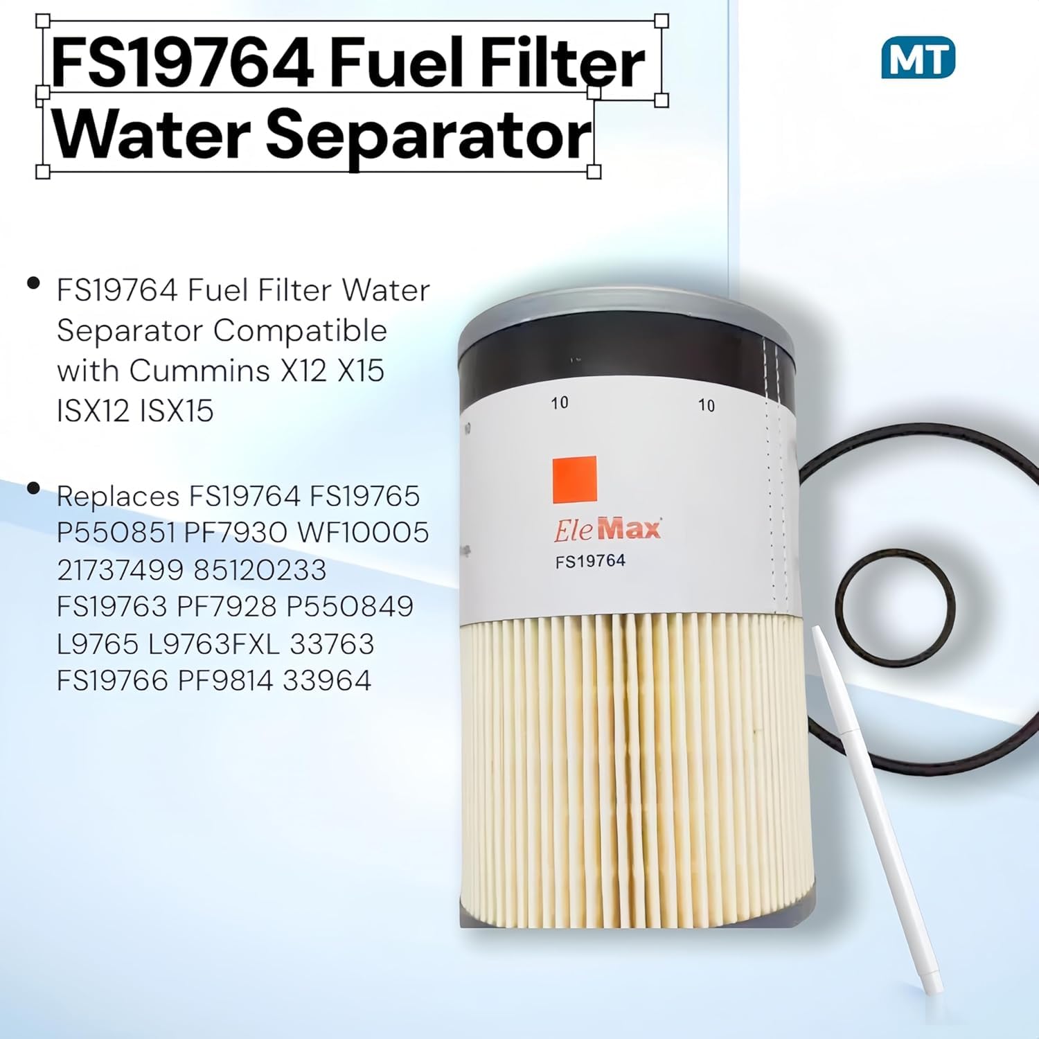 Flying Bull filters installed under a Cummins engine demonstrating easy fit and professional maintenance benefit