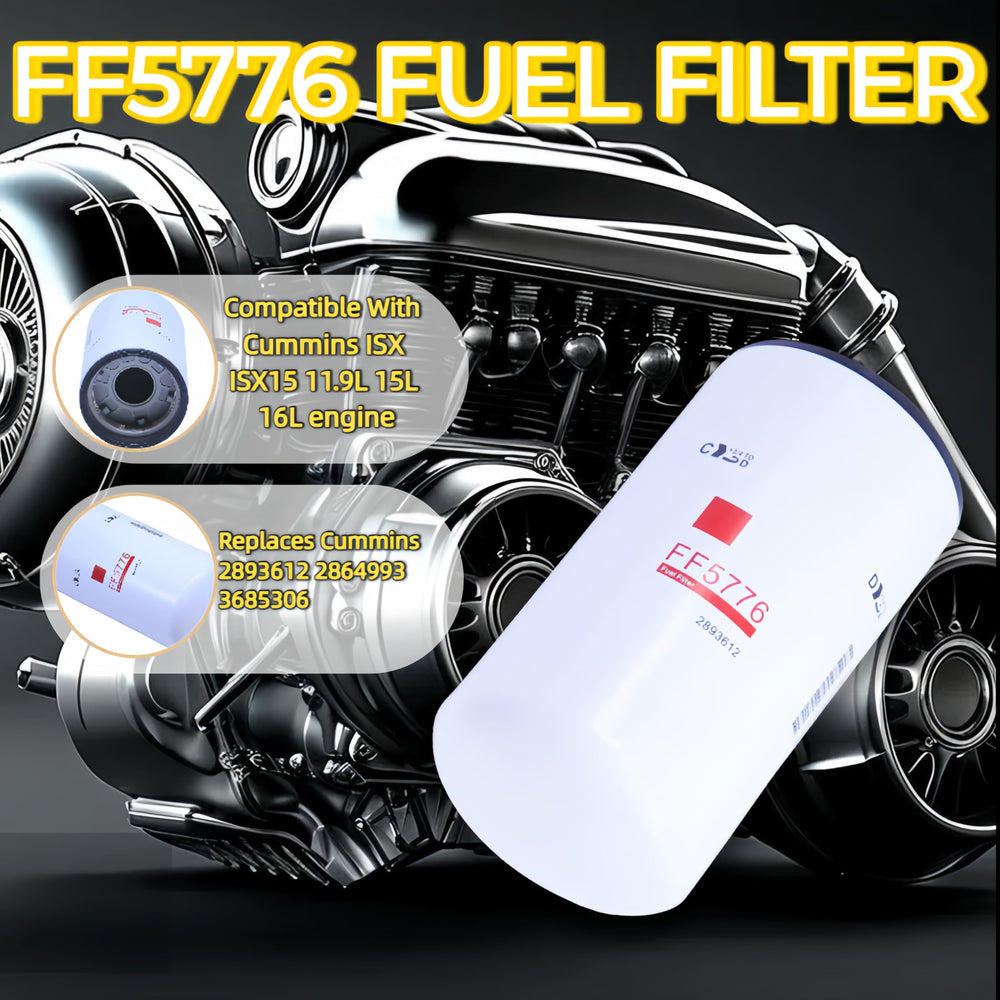 Flying Bull spin-on lube filter side view with gasket for fast replacement and secure oil filtration