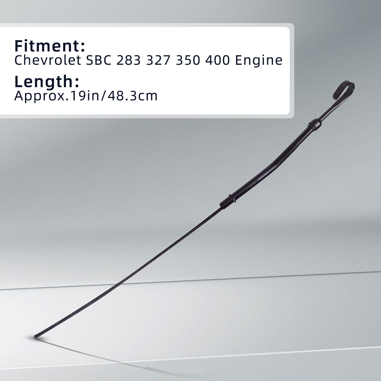 Flylin close-up of dipstick tip showing stainless steel precision for reliable level marks