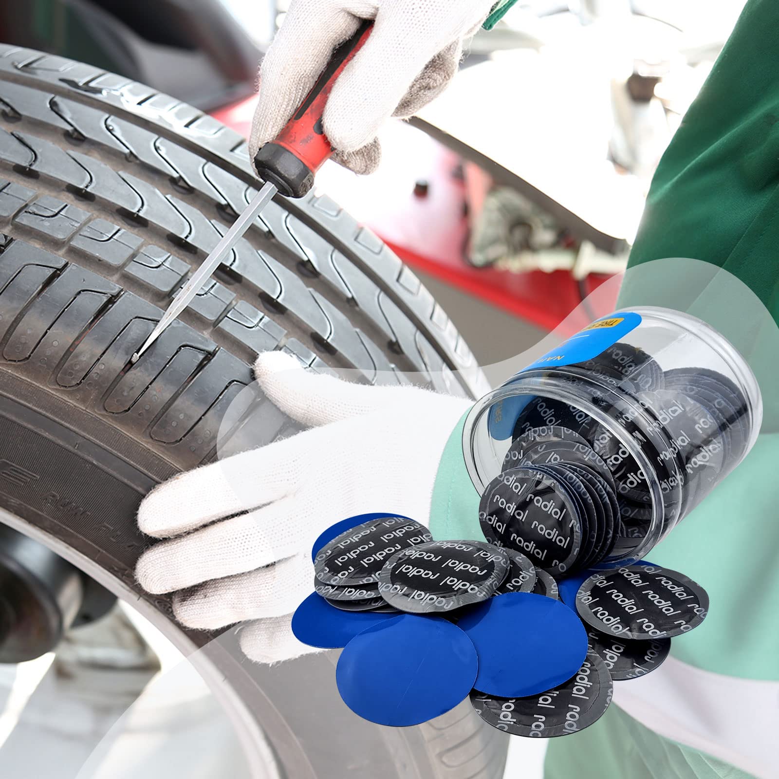 Flylin roadside repair scene showing portability and fast fixes