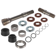 Flynsu boxed front axle kit showing full contents and fit verification benefit