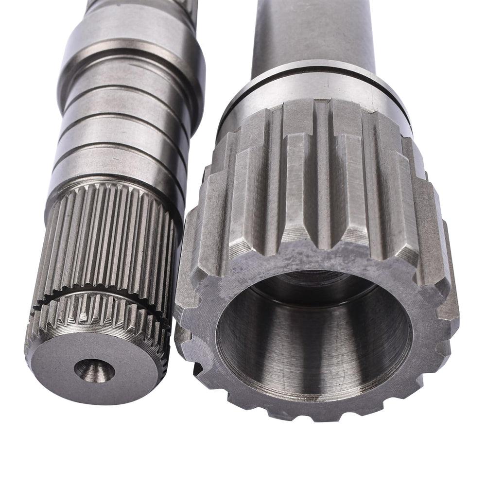 Flynsu intermediate shaft installed on Ram 1500 front axle demonstrating restored stability