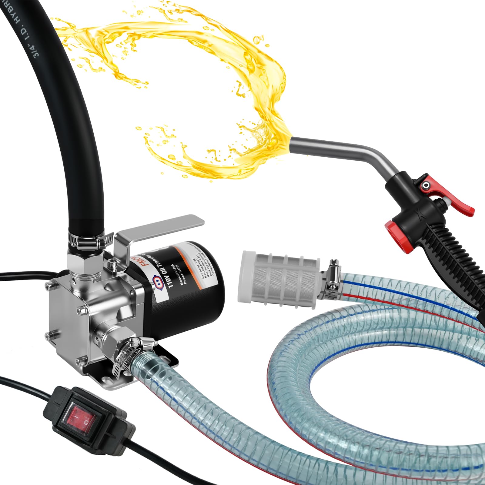 FMCNMech front view of pump kit showing components and quick setup benefit