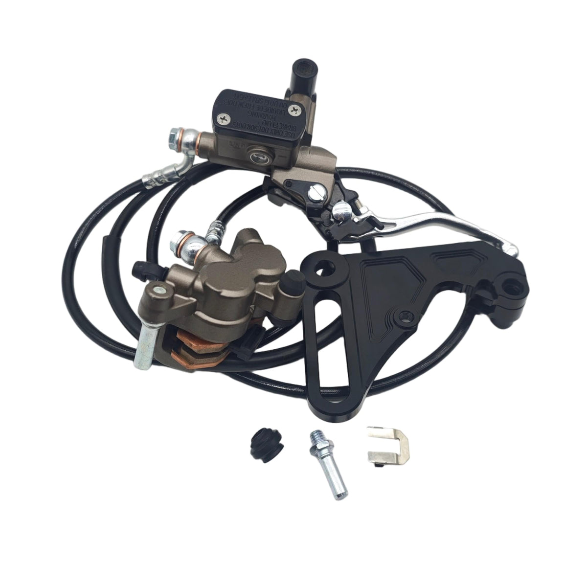 FMO EBPA front view of caliper kit showing compact design and improved control
