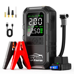 FMOOO front view of complete 10-in-1 emergency power pack showing controls and ports benefits quick access