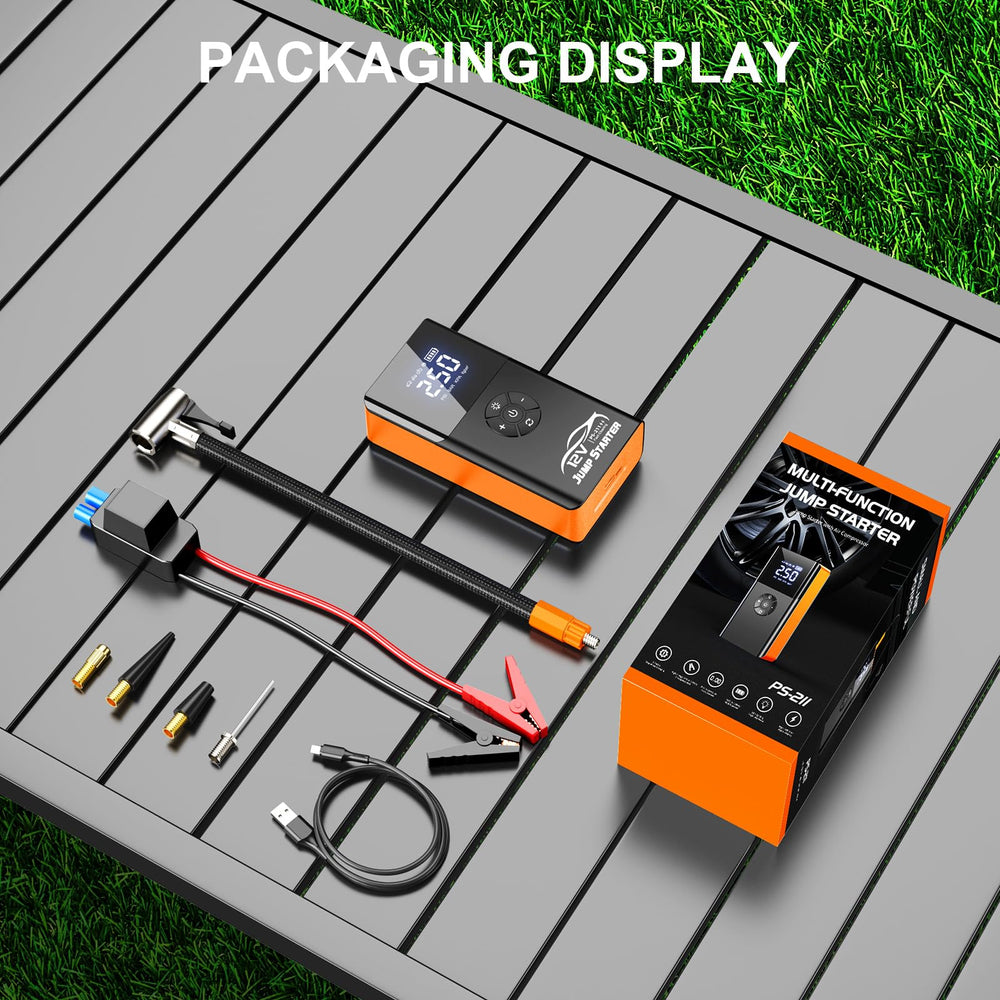 fmooostore roadside use with owner inflating tire and jump starting for dependable help