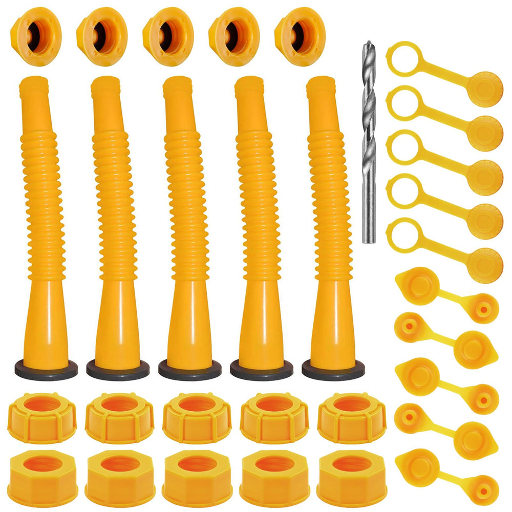 FOANRIY front packaging of replacement gas can spout kit showing contents and benefits