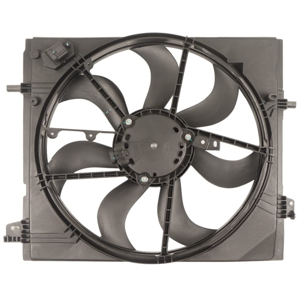 Focreedy front view showing complete fan assembly and OEM-fit benefit