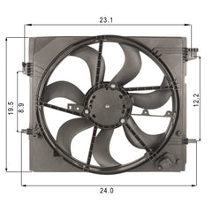 Focreedy mounting bracket detail showing bolt pattern for precise fit benefit