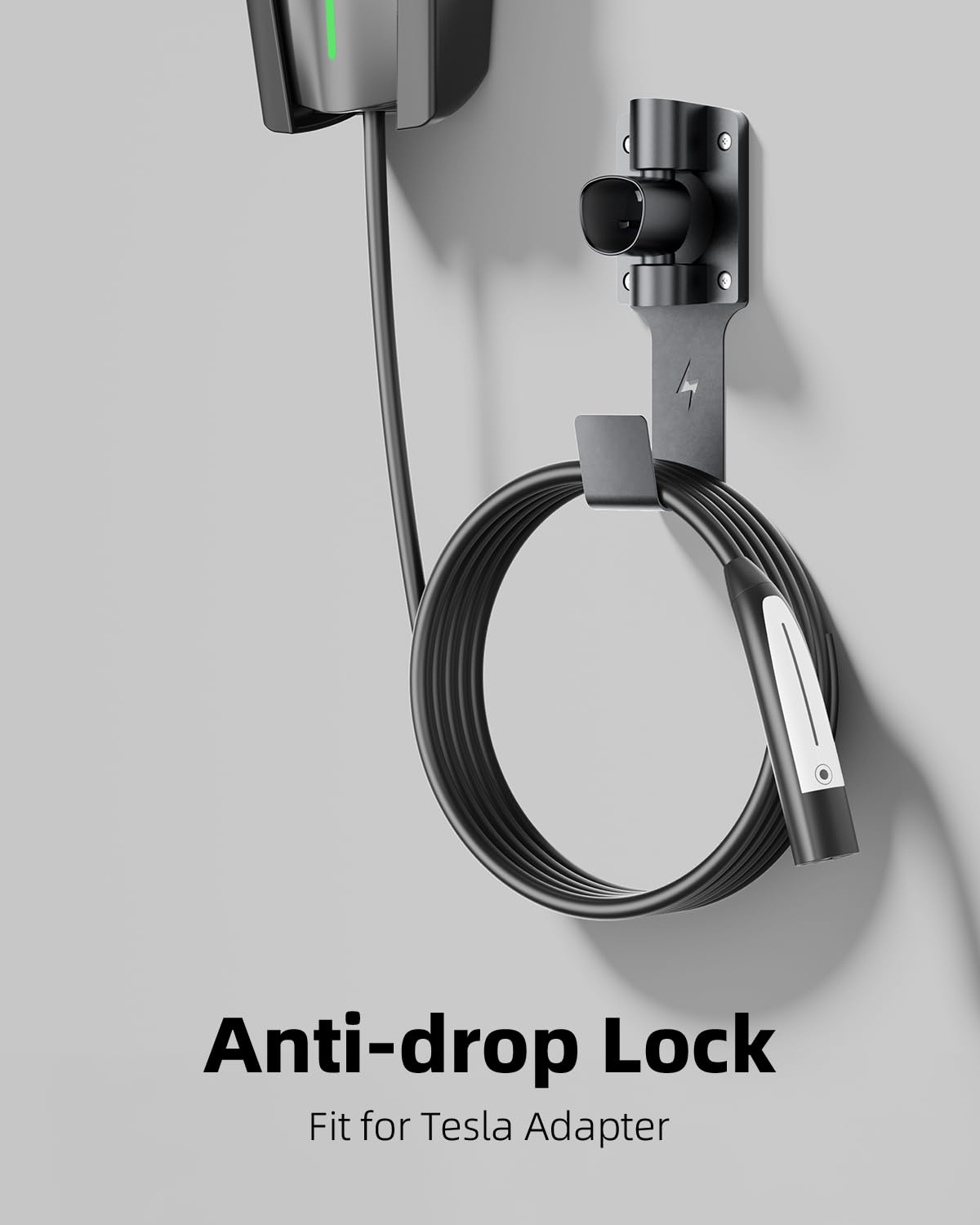FOCSPROD stainless-steel J-hook close-up supporting cable weight and resisting corrosion