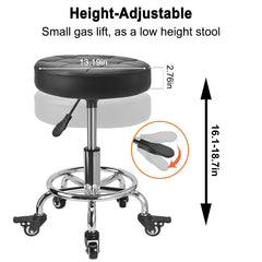 FLOLXNB wheel base detail with five rubber casters protecting floors
