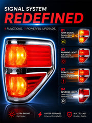 FOMIUZY passenger-side taillight close-up showing sealed housing