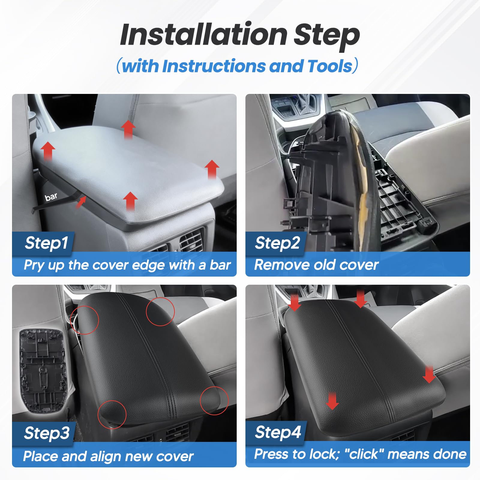 Forccord in RAV4 interior lifestyle shot showing upgraded cabin look benefit