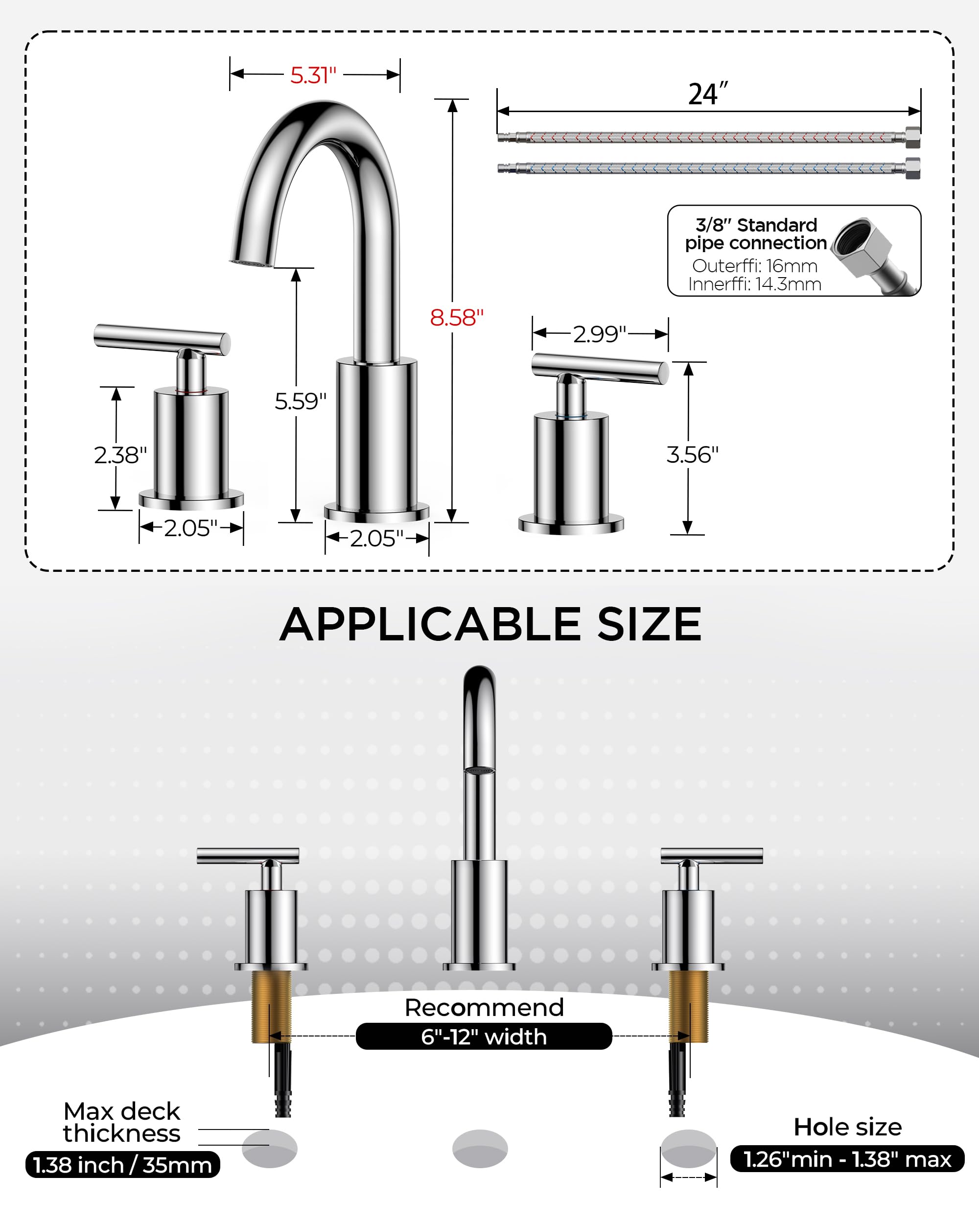 FORIOUS faucet installed on bathroom vanity in lifestyle setting showing cohesive decor benefit