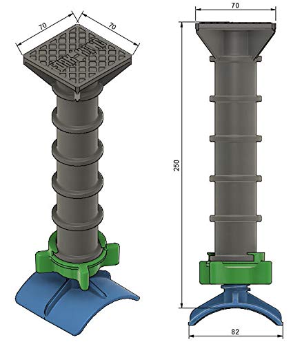 Fork-King side profile showing contact points to stop tyre twist