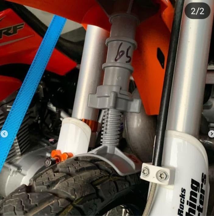 Fork-King size comparison with ruler showing adjustable range precision
