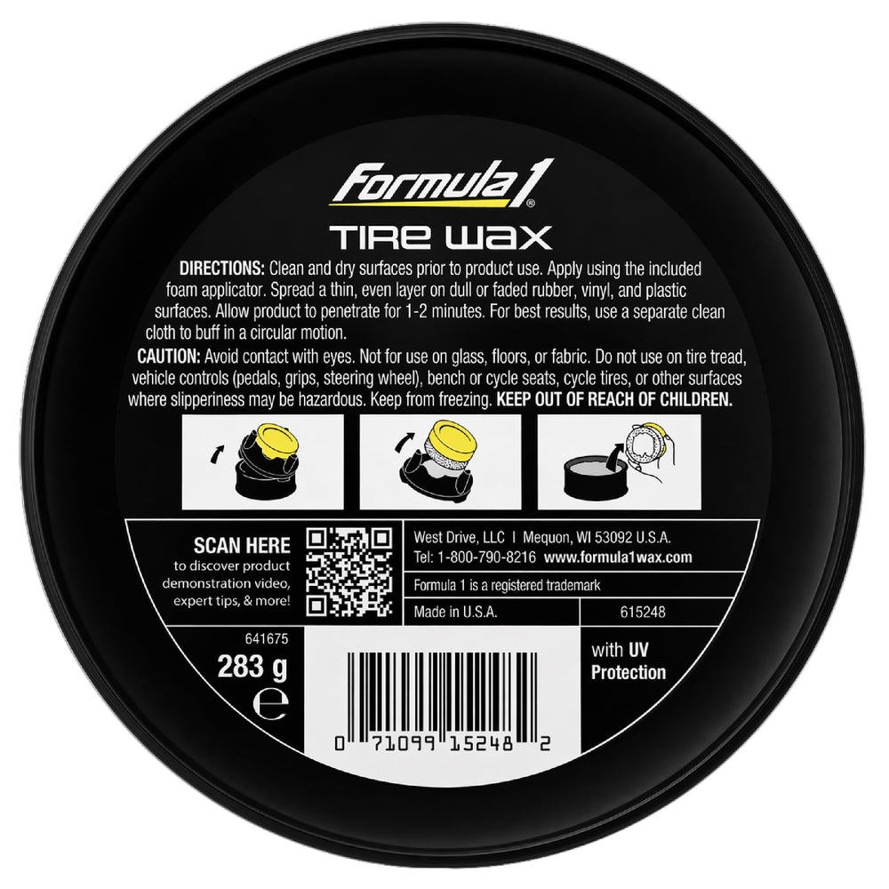 Formula 1 used during car cleaning showing professional-looking wet shine