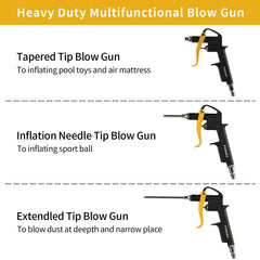 FORNAX metal blow gun detail highlighting durable construction and control