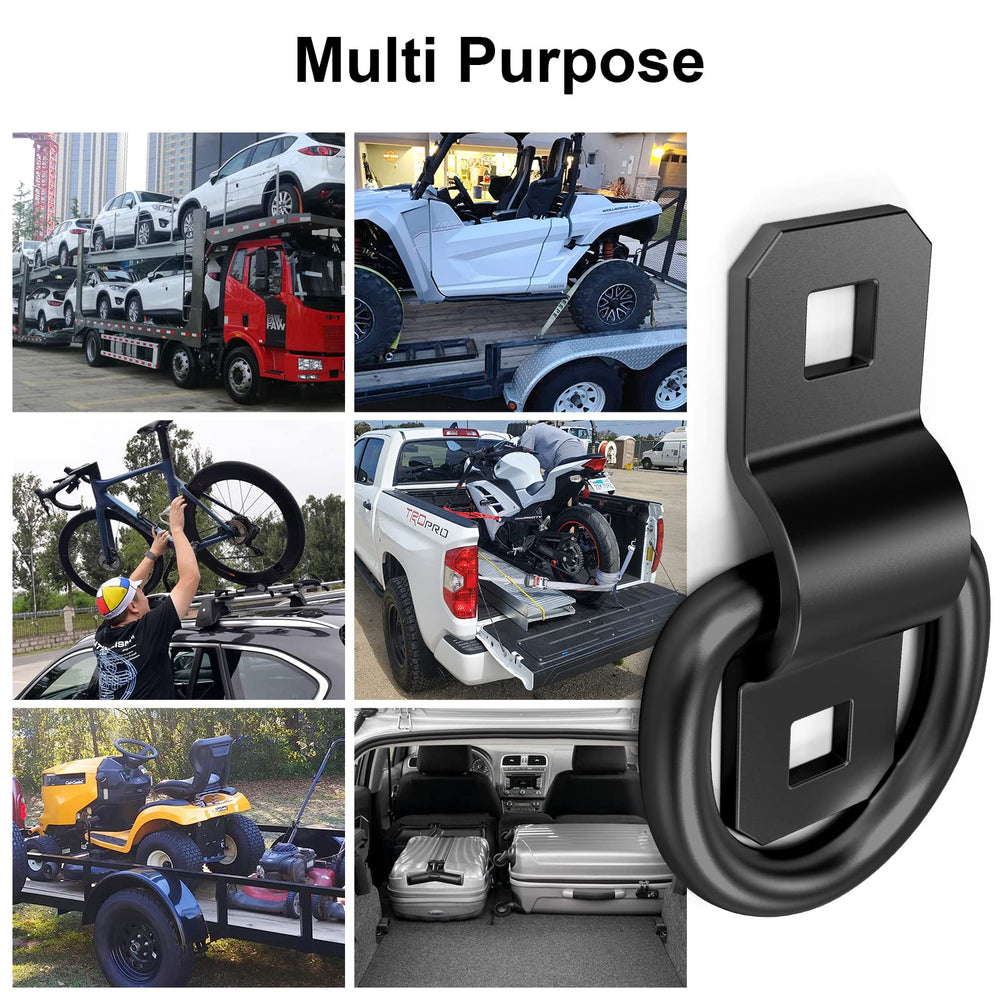 ForoGore D ring with cargo strap secured demonstrating dependable load hold