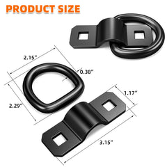 ForoGore mounted D ring on trailer side adding secure strap anchor point