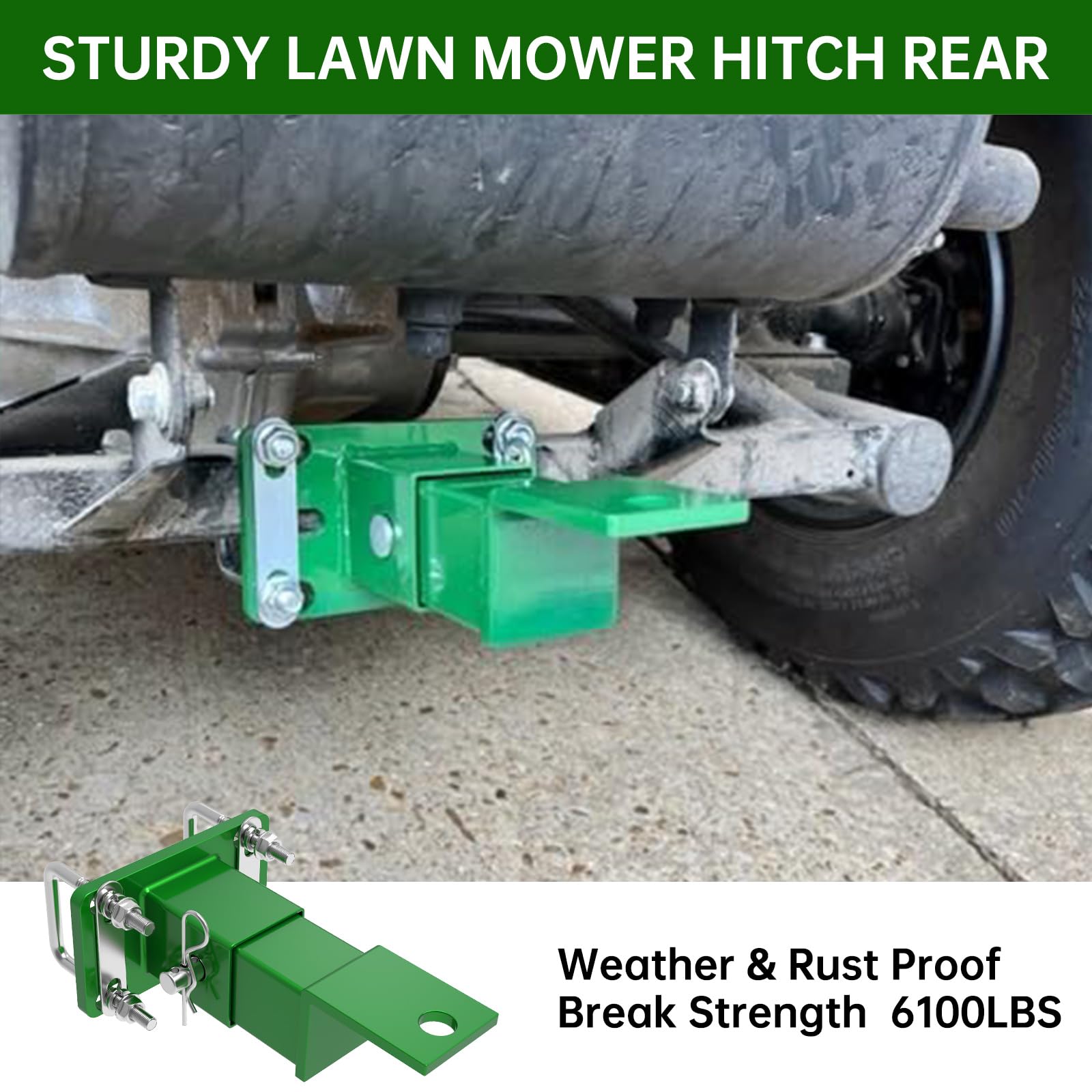 ForoGore receiver next to ruler showing scale and solid 2-inch tube strength